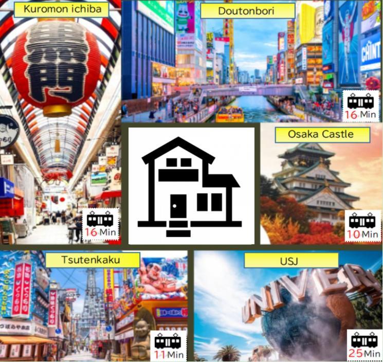 Jr天王寺駅・寺田町駅から徒歩圏内！ファミリー大歓迎の広々欧風ハイツ！ Διαμέρισμα Οσάκα Εξωτερικό φωτογραφία